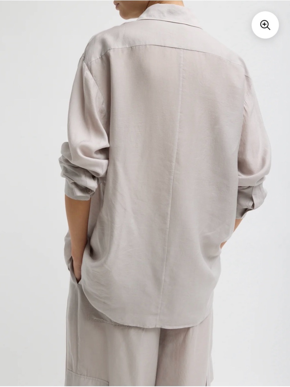 Tibi silk voile tuxedo easy shirt - Picture 4 of 7